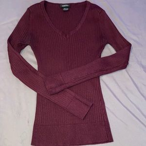 Burgundy sweater